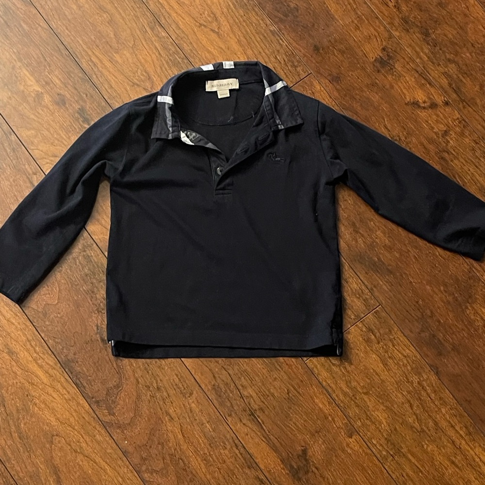 Authentic Burberry toddler collar long sleeve